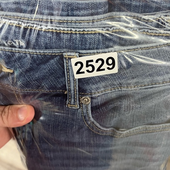 Maurices Mid Rise Straight Leg Jeans Womens 14W Plus Blue Denim Stretch 2529 - Picture 10 of 10